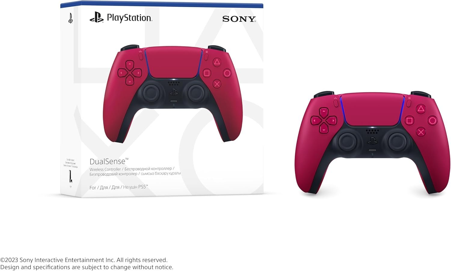 PlayStation DualSense Wireless Controller – Cosmic Red - Image 2